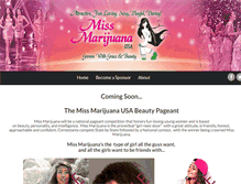 Tablet Screenshot of missmarijuana.com